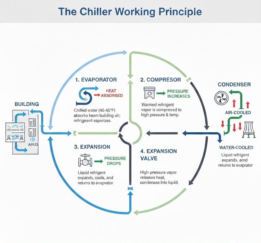 the chiller working principle