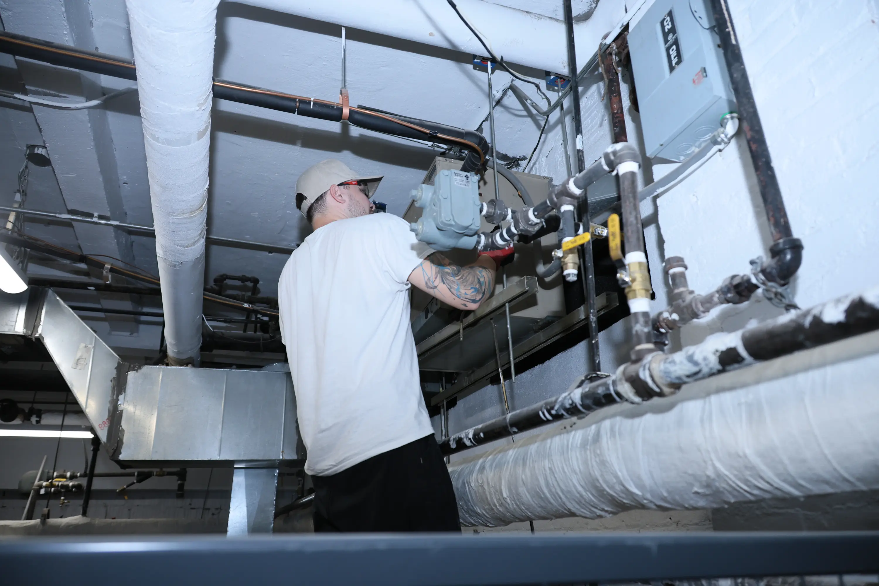 Completed commercial HVAC project in NYC