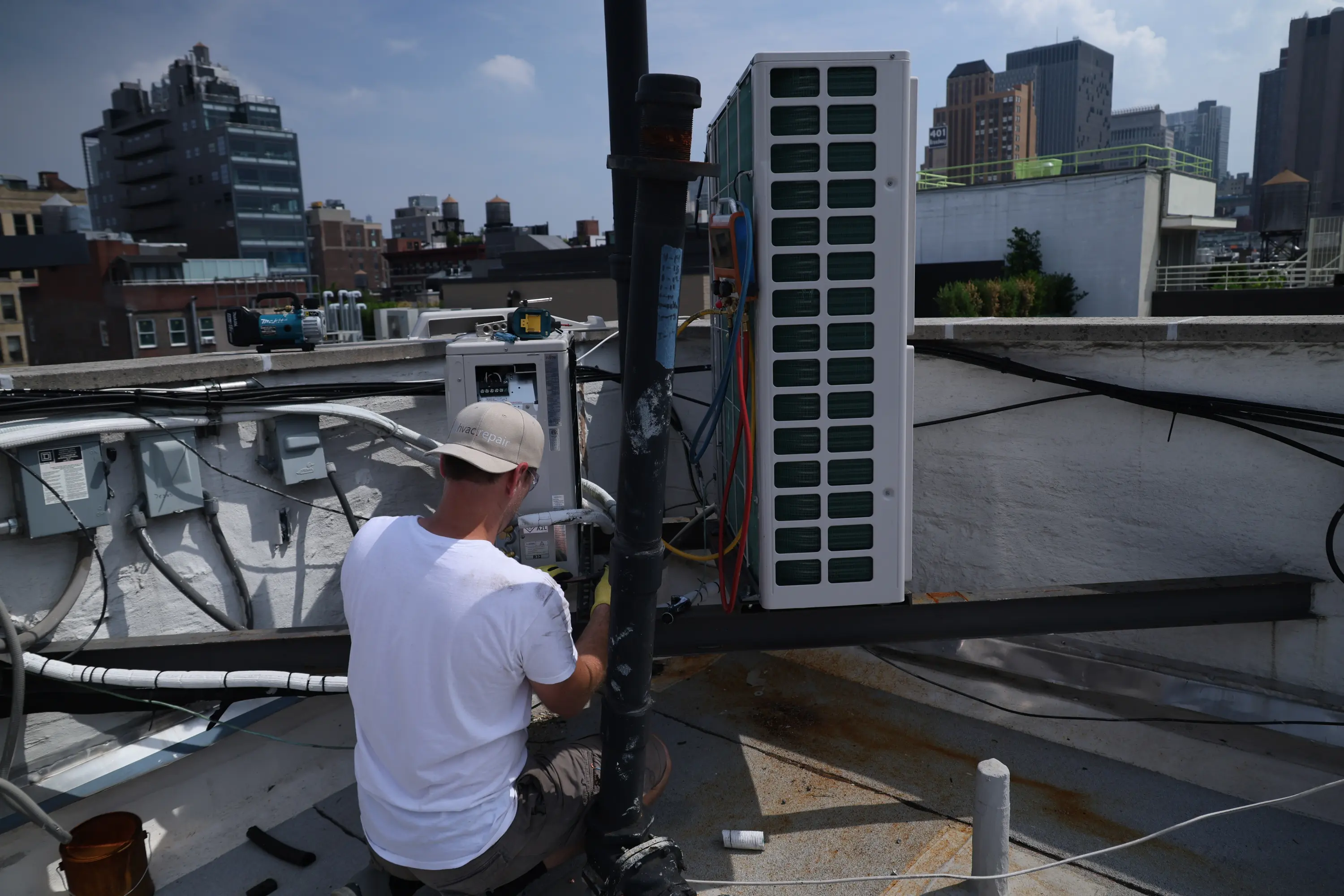 Completed commercial HVAC project in NYC