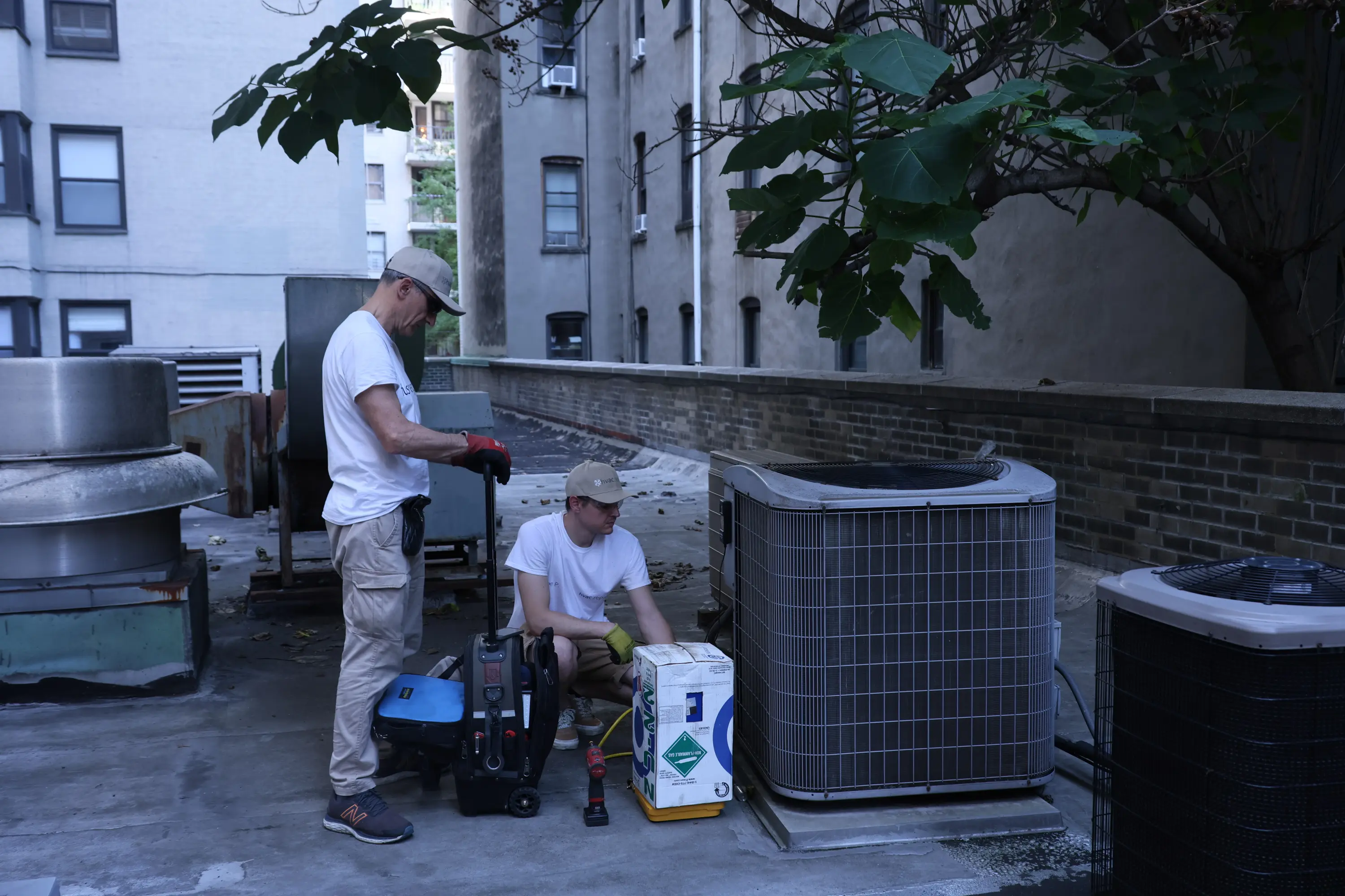 Completed commercial HVAC project in NYC