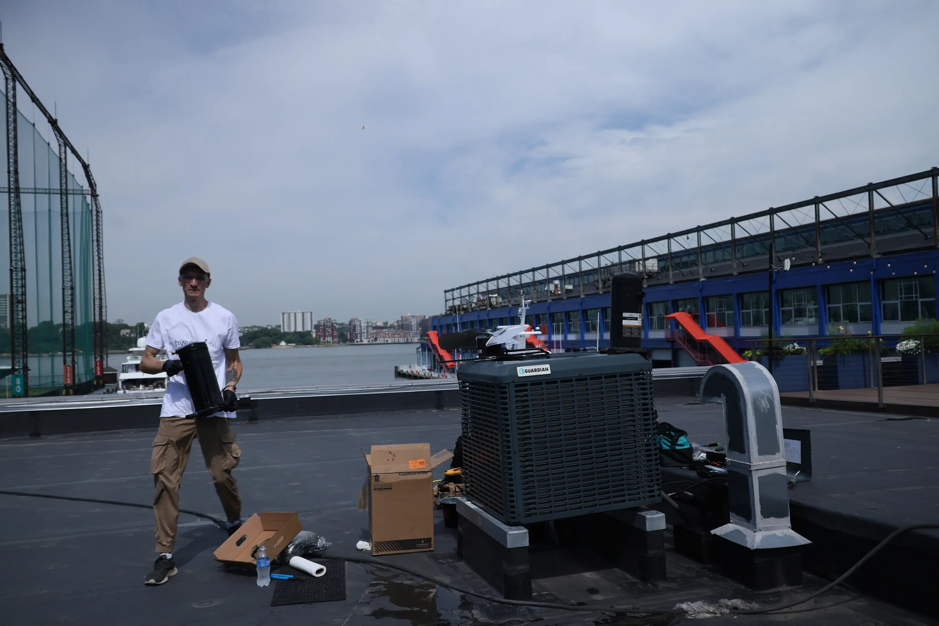 Completed residential HVAC project in NYC