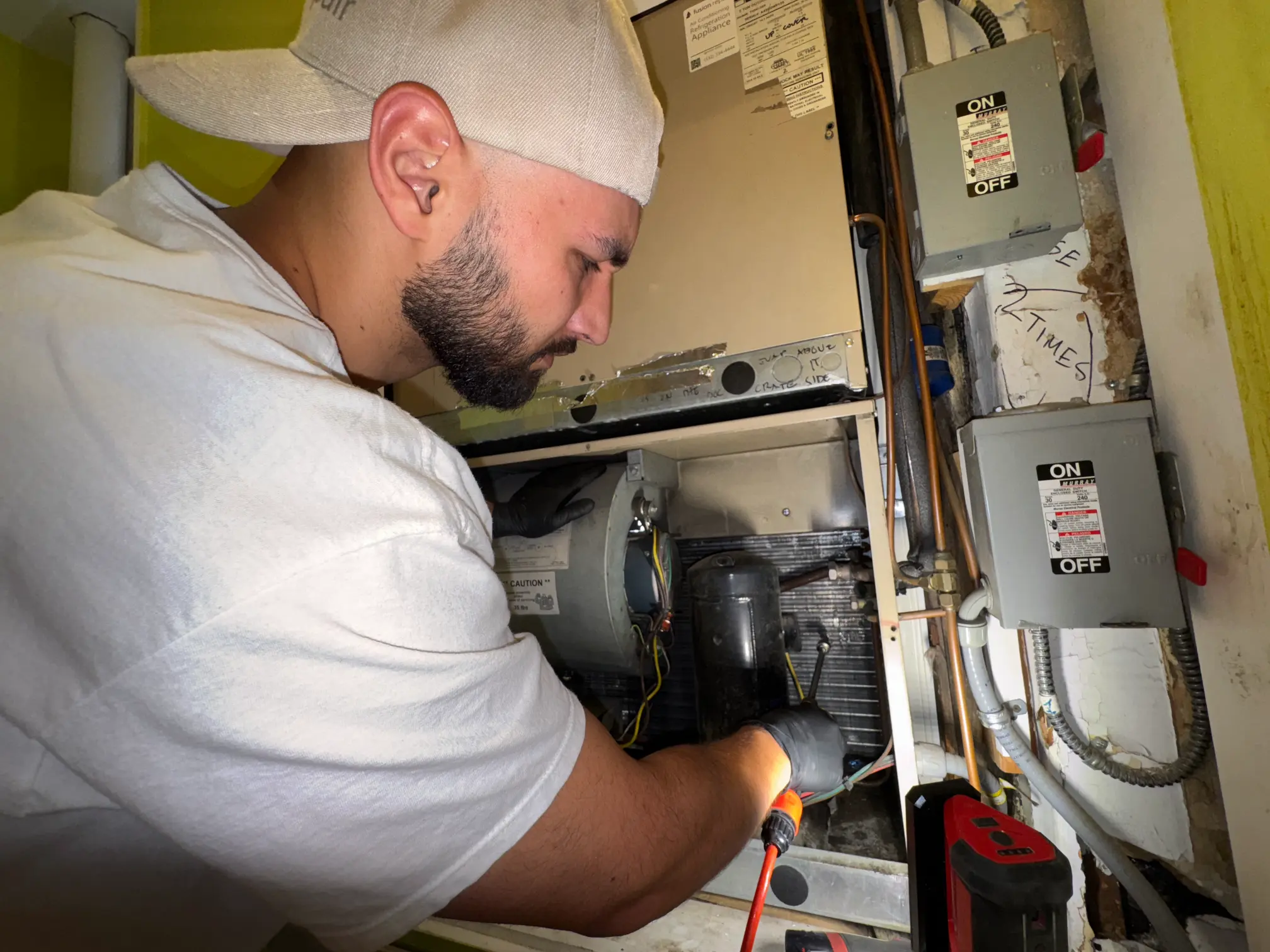 Completed residential HVAC project in NYC